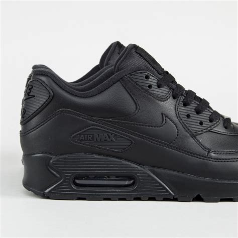 nike zwart leer|Black Air Max Shoes .